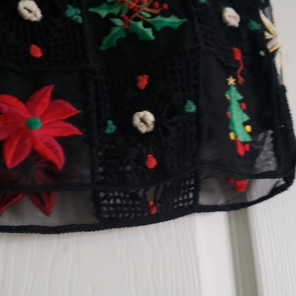 Christmas-happy embroidered vest by JENNI MAX - Picture 11 of 12